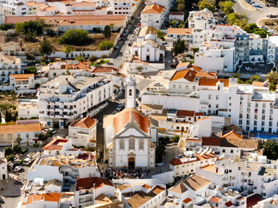 Albufeira coastal landscape